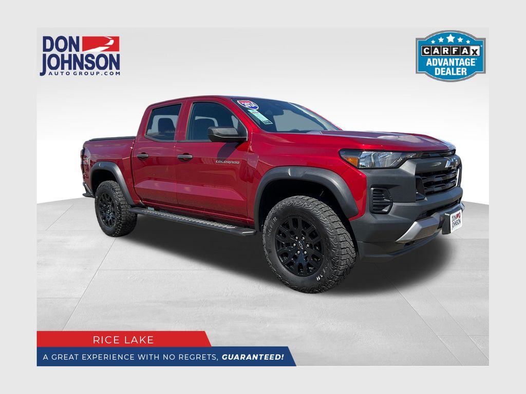 Radiant Red Tintcoat 2024 Chevrolet Colorado Pickup Truck Four-Wheel Drive 8-Speed Automatic