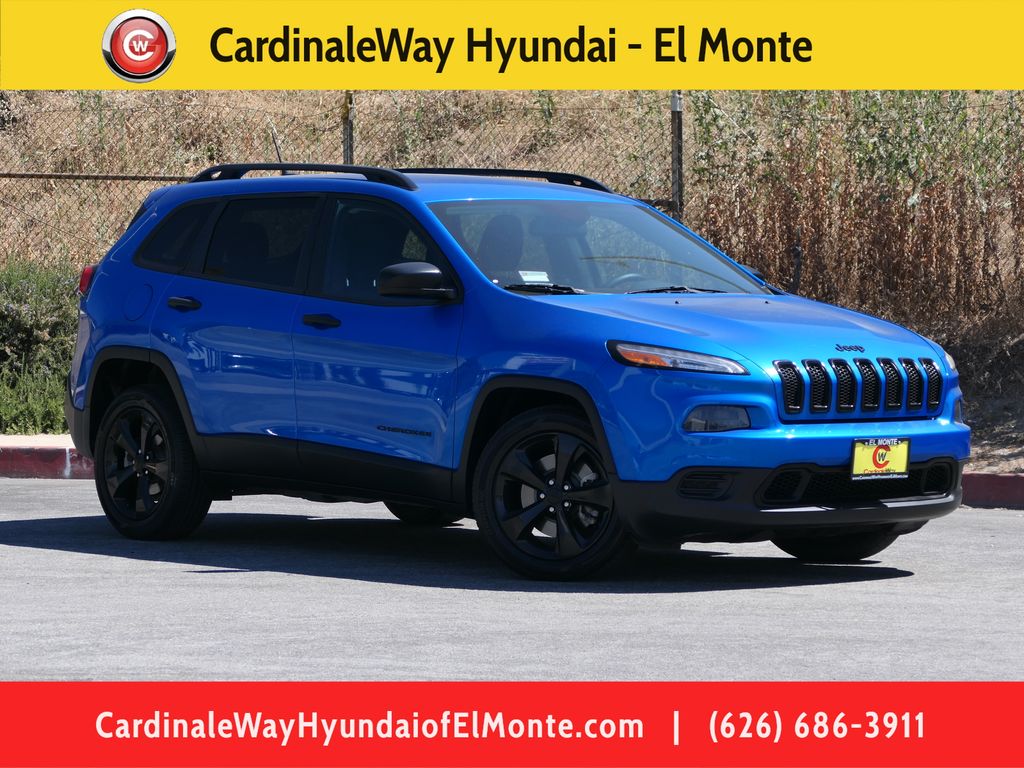 Blue Pearl 2017 Jeep Cherokee SUV / Crossover Front-Wheel Drive 9-Speed Automatic