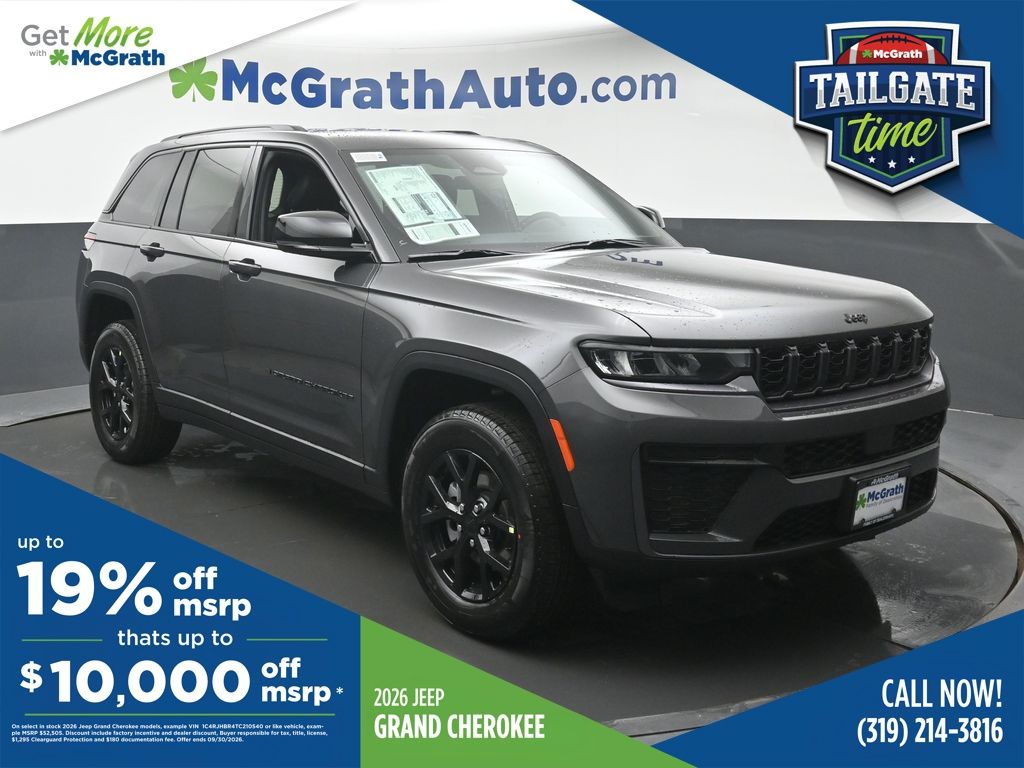 Baltic Gray Metallic Clearcoat 2026 Jeep Grand Cherokee SUV / Crossover 8-Speed Automatic