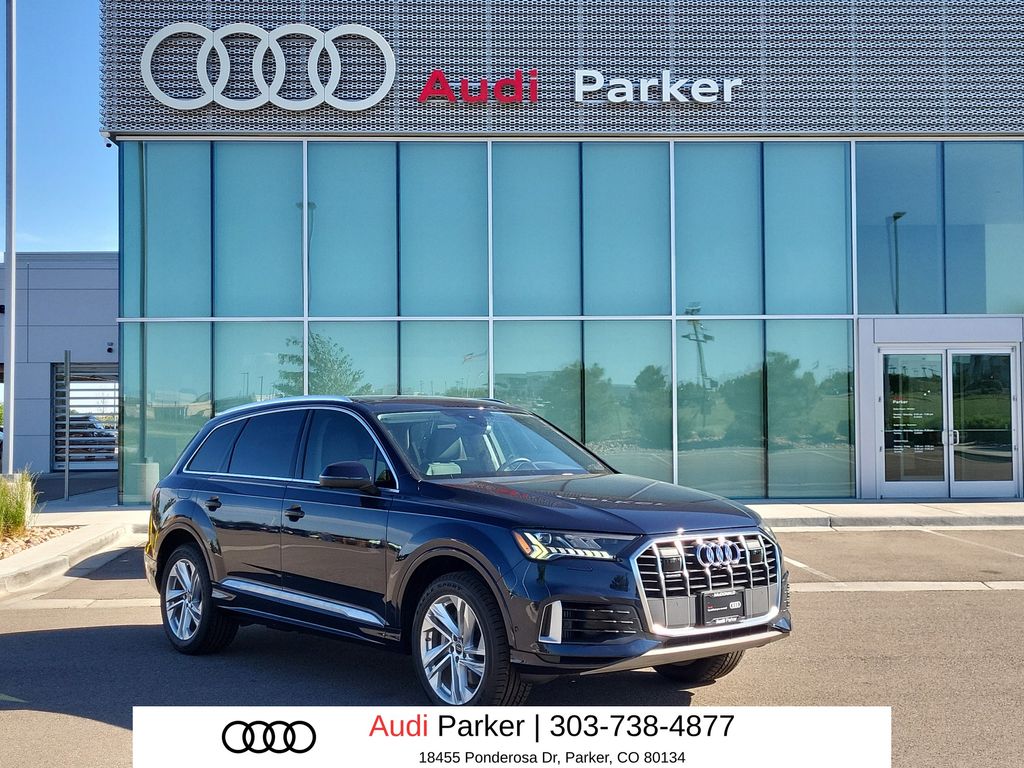 Waitomo Blue Metallic 2023 Audi Q7 quattro Premium Plus 55 TFSI SUV / Crossover All-Wheel Drive 8-Speed Automatic