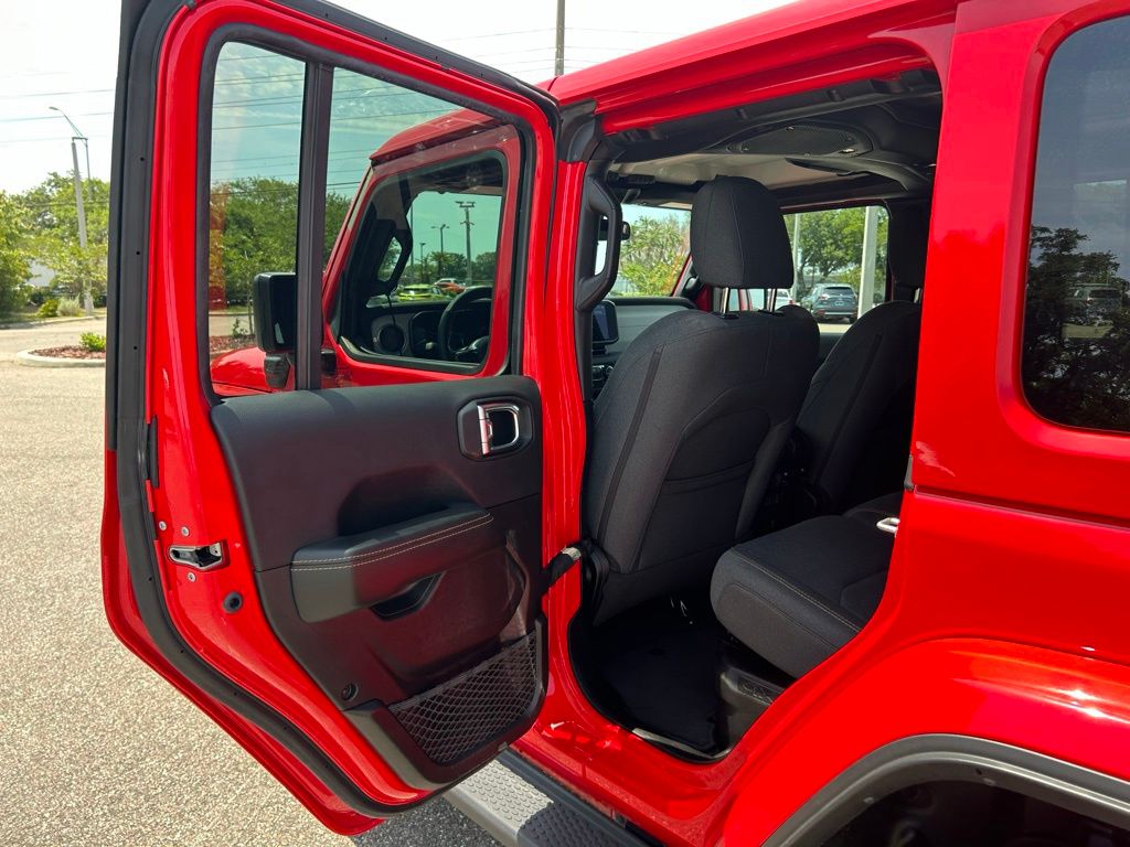 Used 2025 Firecracker Red Clearcoat Jeep Sahara 4xe image 57