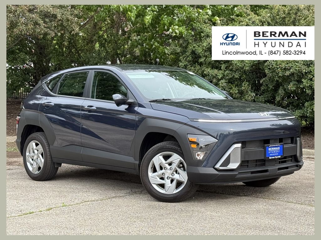 Denim Blue Pearl 2025 Hyundai Kona SE AWD SUV / Crossover All-Wheel Drive Continuously Variable Transmission