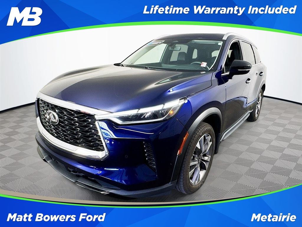 Grand Blue 2023 INFINITI QX60 SUV / Crossover Front-Wheel Drive 9-Speed Automatic
