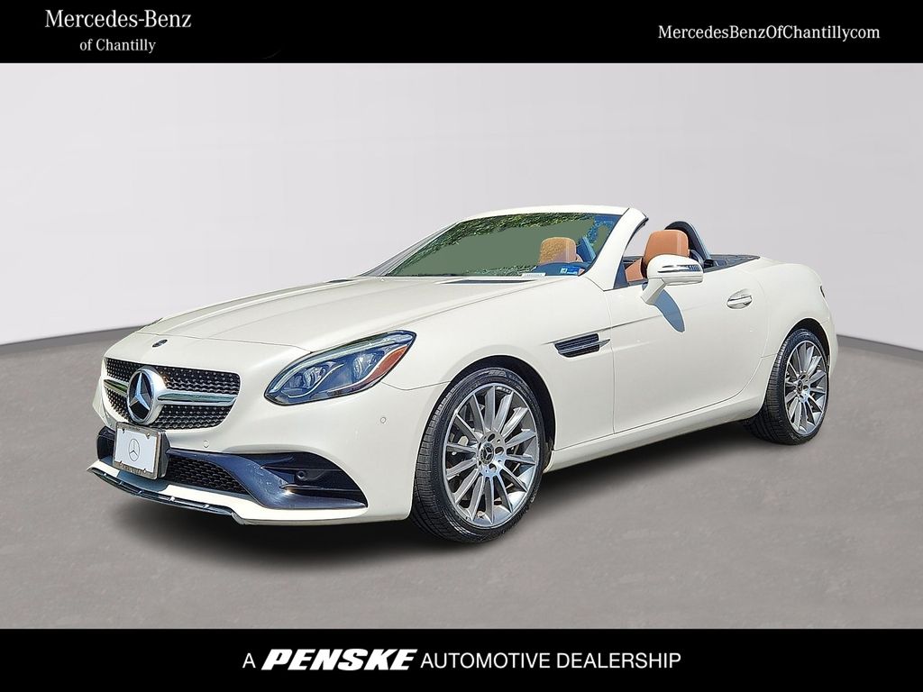 Diamond White 2020 Mercedes-Benz SLC 300 RWD Convertible Rear-Wheel Drive 9-Speed Automatic