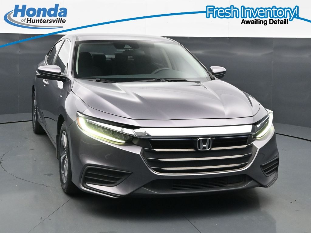 Gray (Modern Steel Metallic) 2019 Honda Insight Sedan Front-Wheel Drive Continuously Variable Transmission