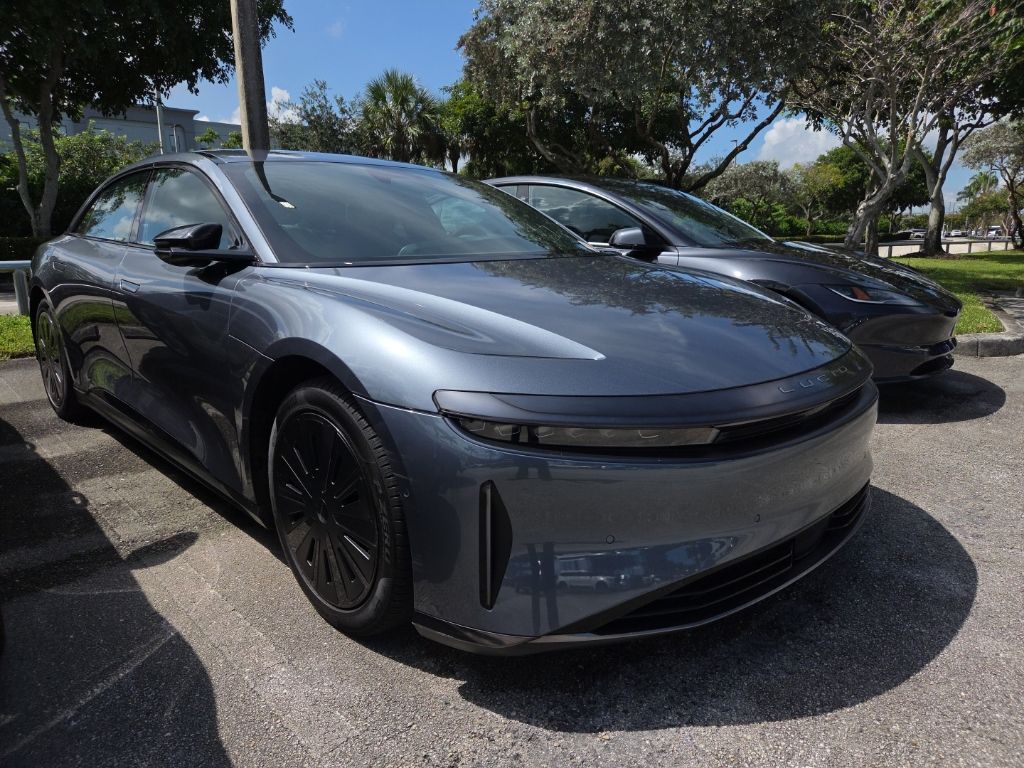 Gray 2024 Lucid Air Sedan Rear-Wheel Drive 1-Speed Automatic