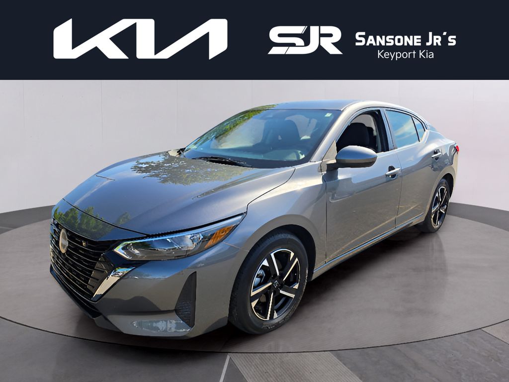 Gray (Gun Metallic) 2025 Nissan Sentra Sedan Front-Wheel Drive Continuously Variable Transmission