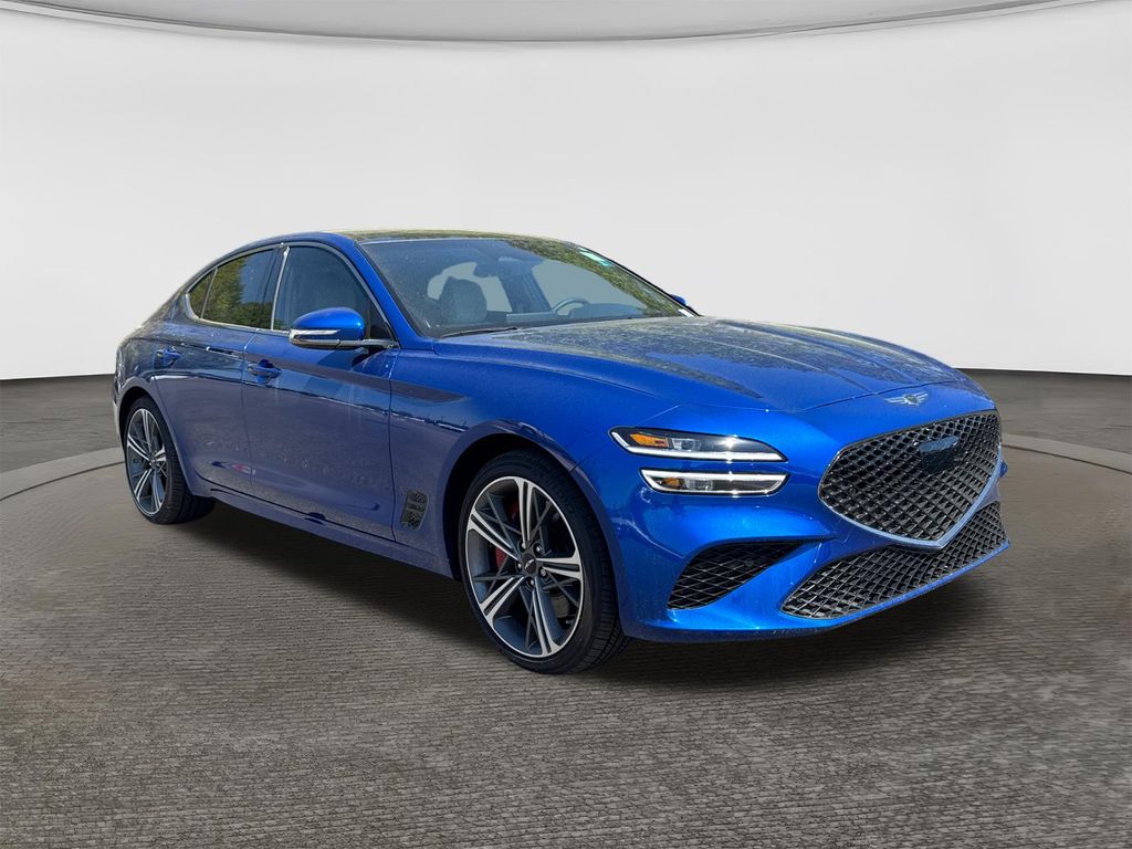 Kawah Blue 2025 Genesis G70 Sedan Rear-Wheel Drive 8-Speed Automatic