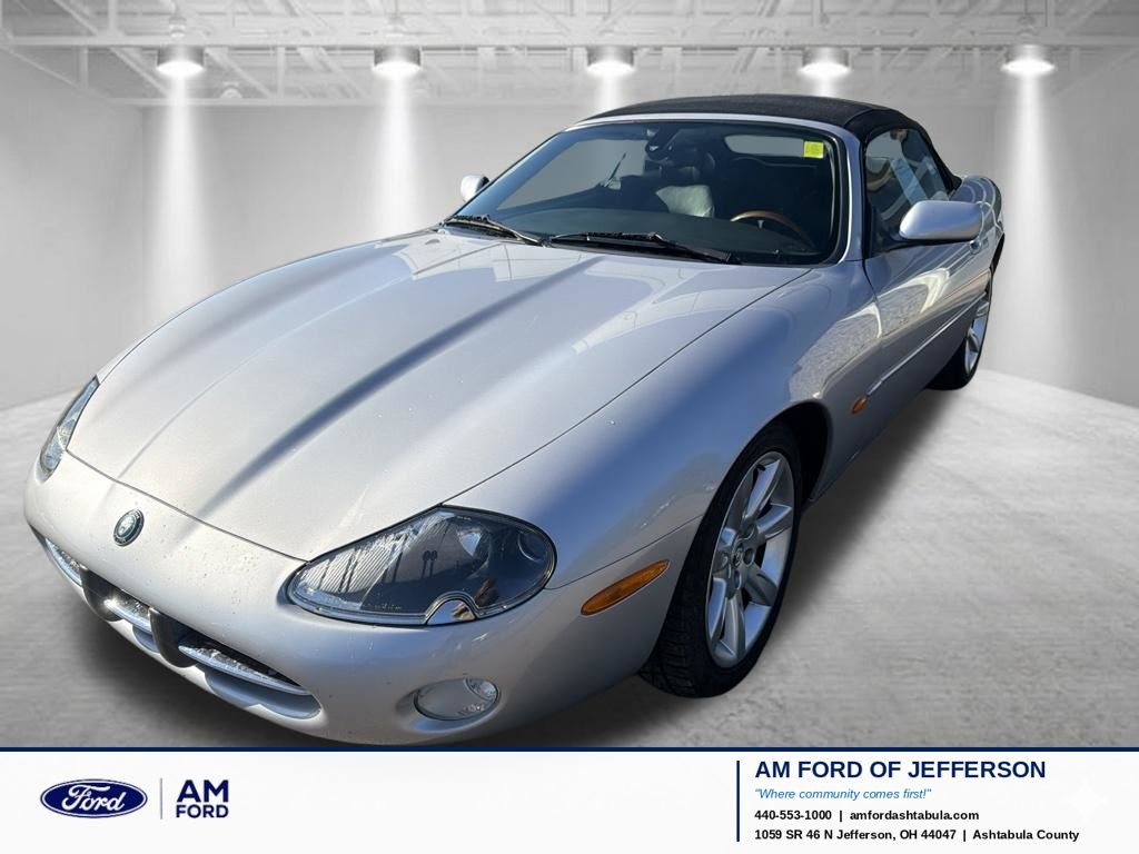 Gray (Platinum Silver) 2003 Jaguar XK-Series Convertible Rear-Wheel Drive 6-Speed Automatic Overdrive