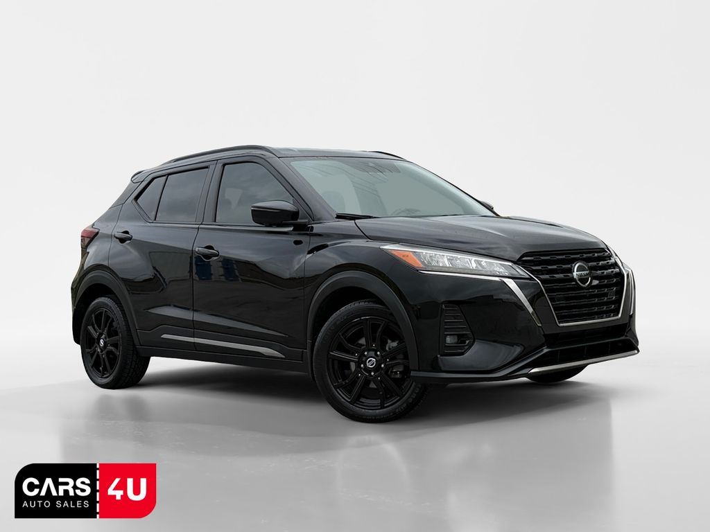 Super Black 2021 Nissan Kicks SUV / Crossover Front-Wheel Drive Continuously Variable Transmission