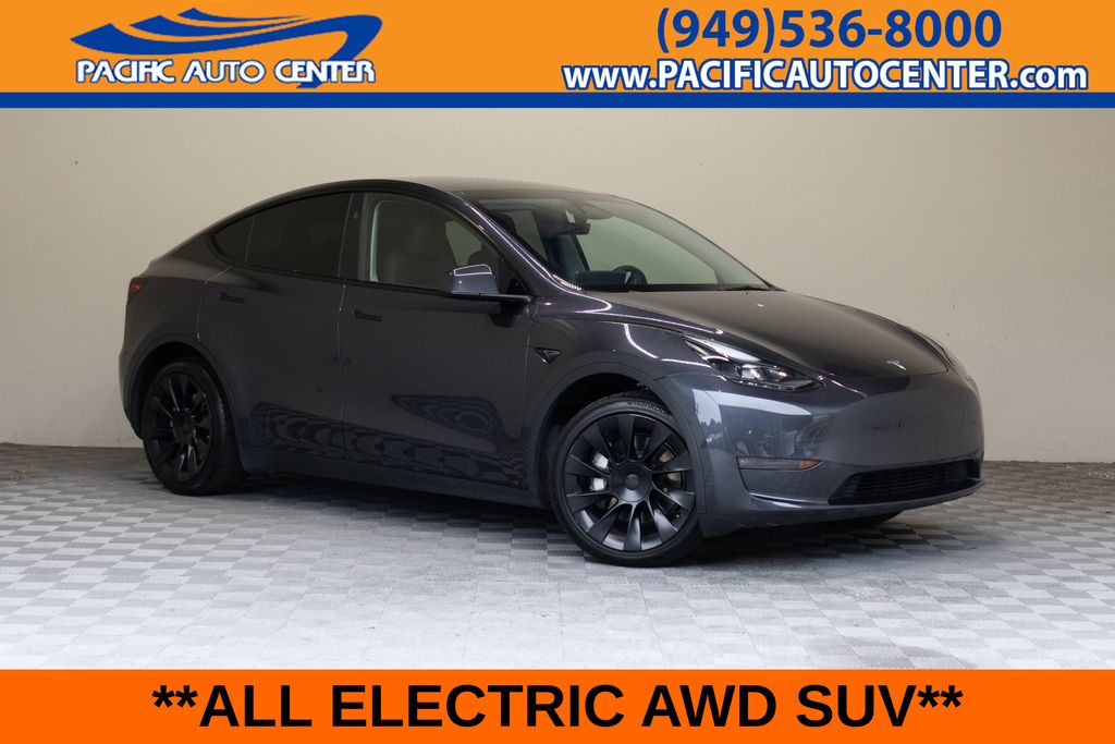 Gray 2024 Tesla Model Y SUV / Crossover All-Wheel Drive 1-Speed Automatic