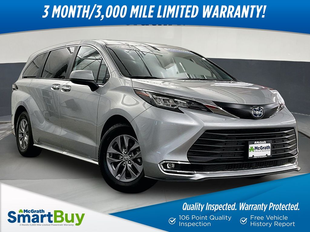 Celestial Silver Metallic 2023 Toyota Sienna Minivan All-Wheel Drive Continuously Variable Transmission