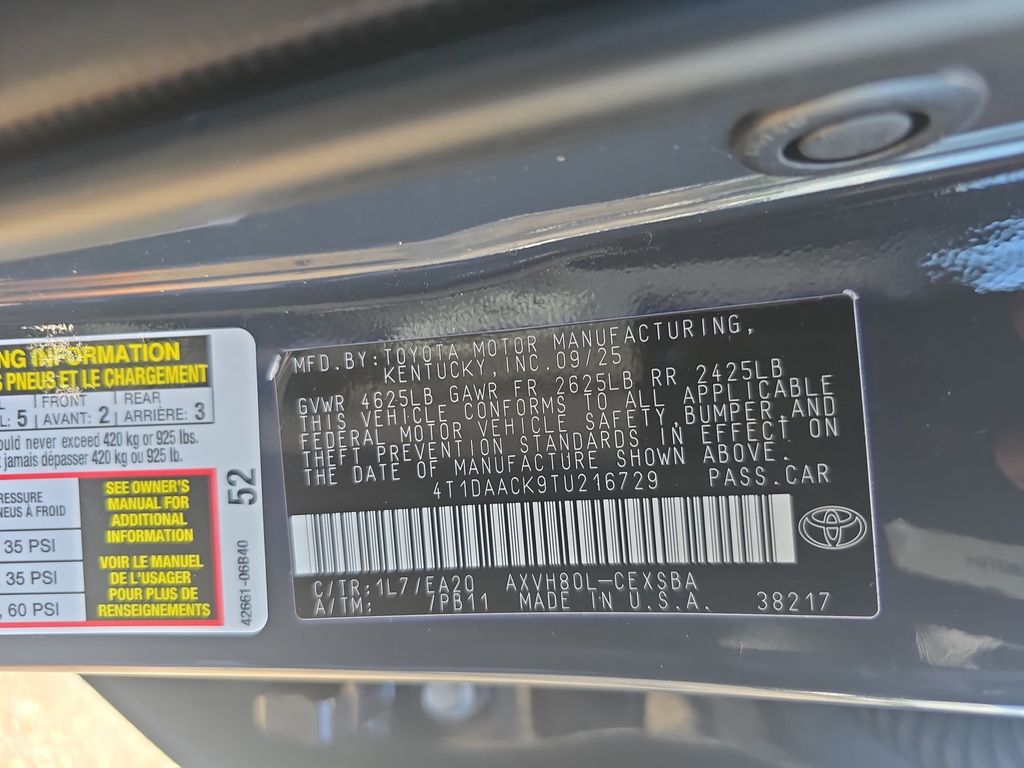 Used 2026 Toyota Camry Sedan