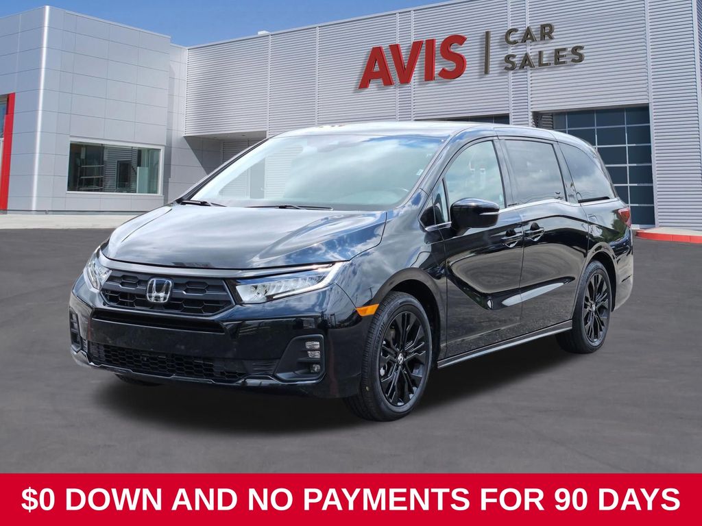 Black Metallic 2025 Honda Odyssey Minivan Front-Wheel Drive Automatic