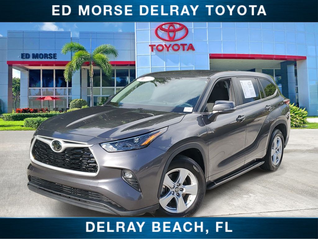 Magnetic Gray Metallic 2024 Toyota Highlander SUV / Crossover Front-Wheel Drive 8-Speed Automatic