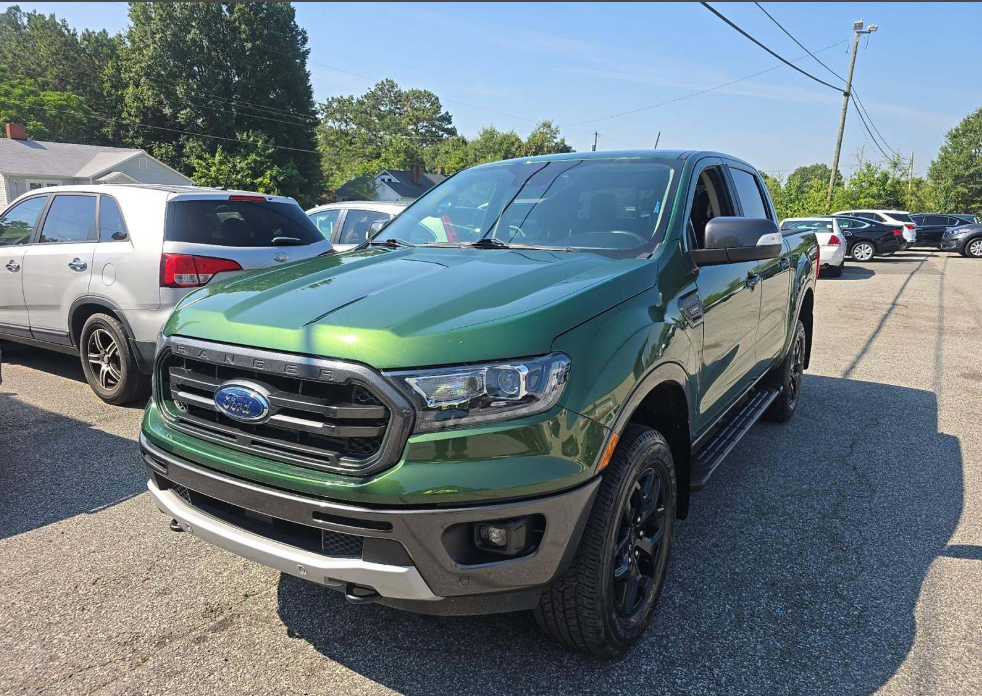 Green Metallic 2023 Ford Ranger Pickup Truck Four-Wheel Drive Automatic