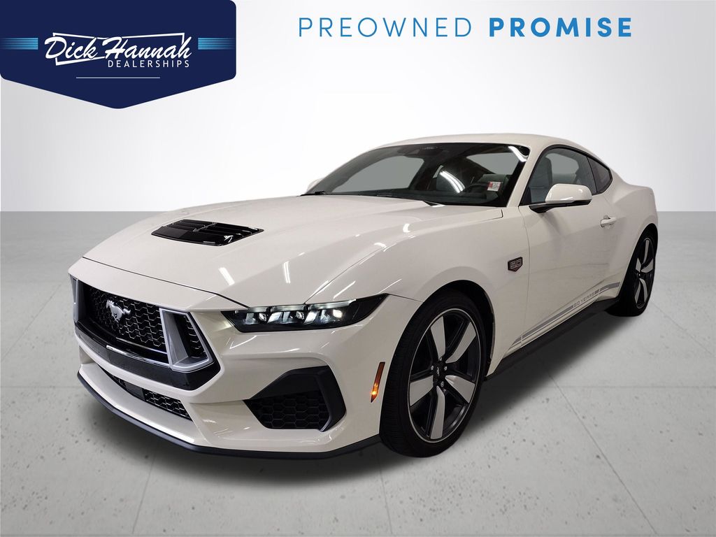 Wimbledon White 2025 Ford Mustang Coupe Rear-Wheel Drive Automatic