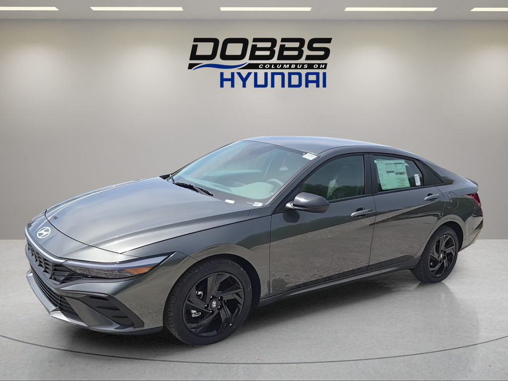 Amazon Gray 2026 Hyundai Elantra Sedan Front-Wheel Drive Continuously Variable Transmission
