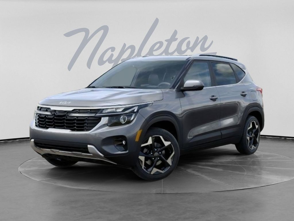 Steel Gray 2026 Kia Seltos SUV / Crossover Front-Wheel Drive Continuously Variable Transmission