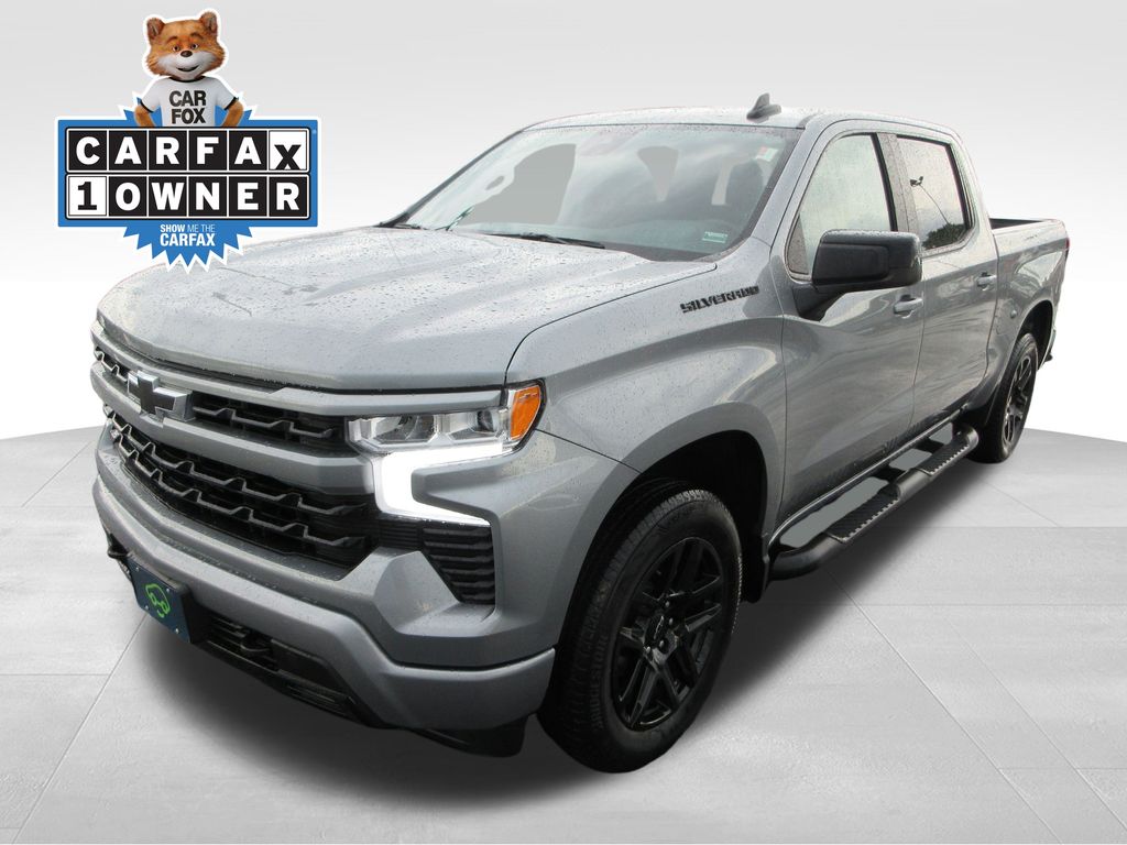 Sterling Gray Metallic 2023 Chevrolet Silverado 1500 Pickup Truck Four-Wheel Drive Automatic