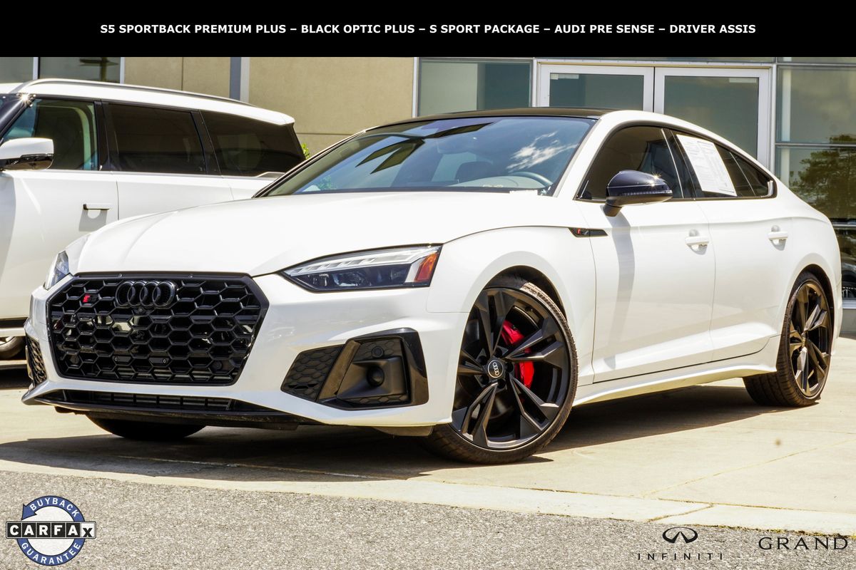 2023 Audi S5 Sportback 3.0T quattro Premium Plus AWD