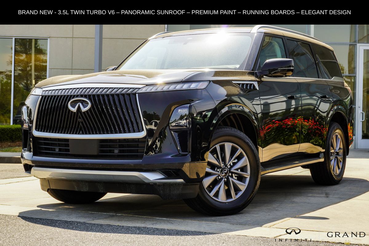 Black Obsidian 2026 INFINITI QX80 SUV / Crossover All-Wheel Drive 9-Speed Automatic