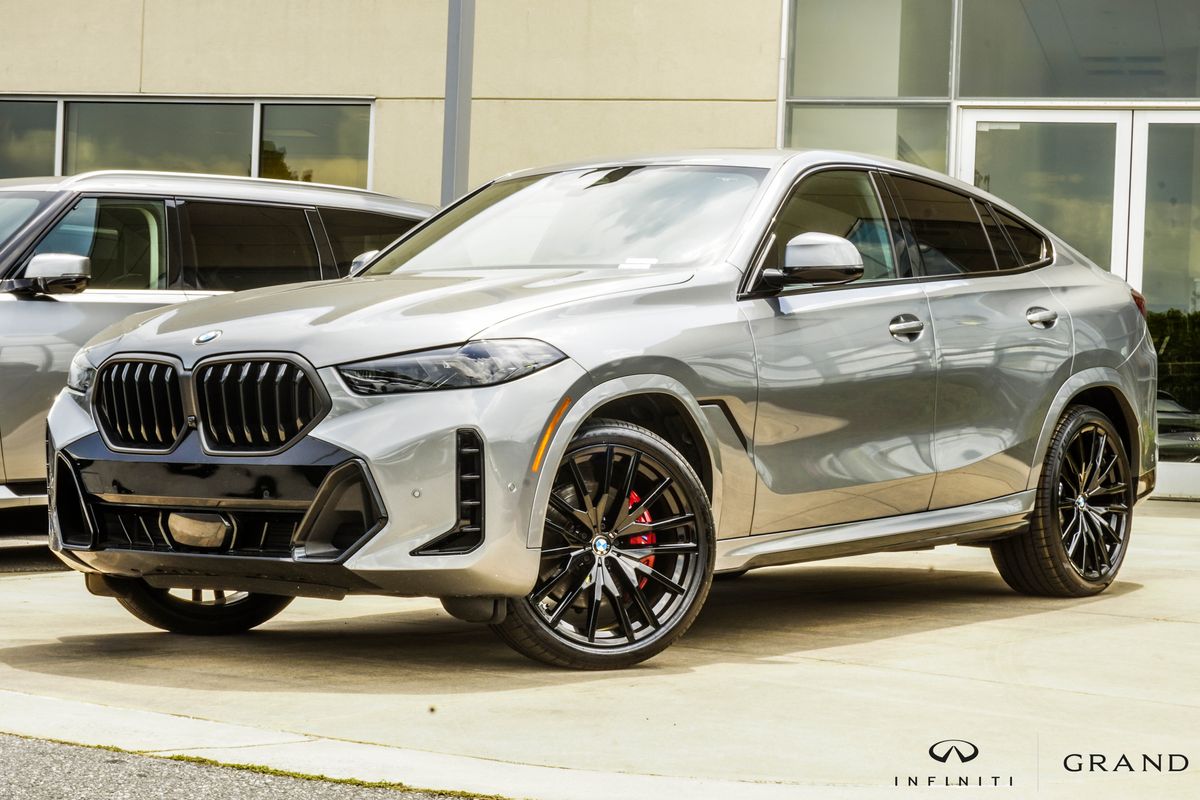 Gray (Skyscraper Grey Metallic) 2025 BMW X6 SUV / Crossover All-Wheel Drive 8-Speed Automatic