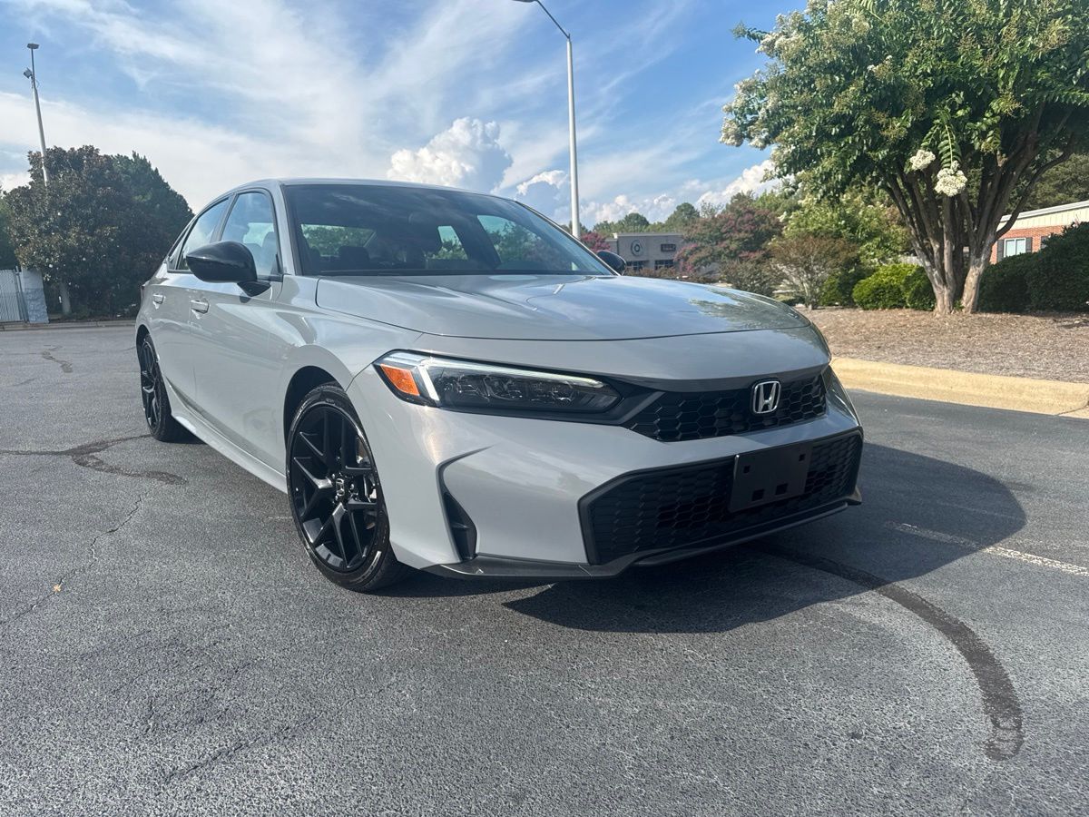 Urban Gray Pearl 2026 Honda Civic Sedan Front-Wheel Drive Continuously Variable Transmission