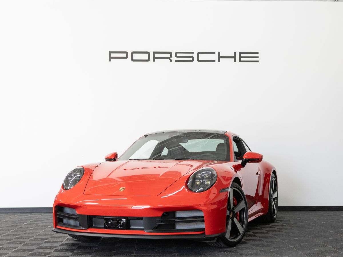 Guards Red 2026 Porsche 911 Coupe All-Wheel Drive 8-Speed Automatic