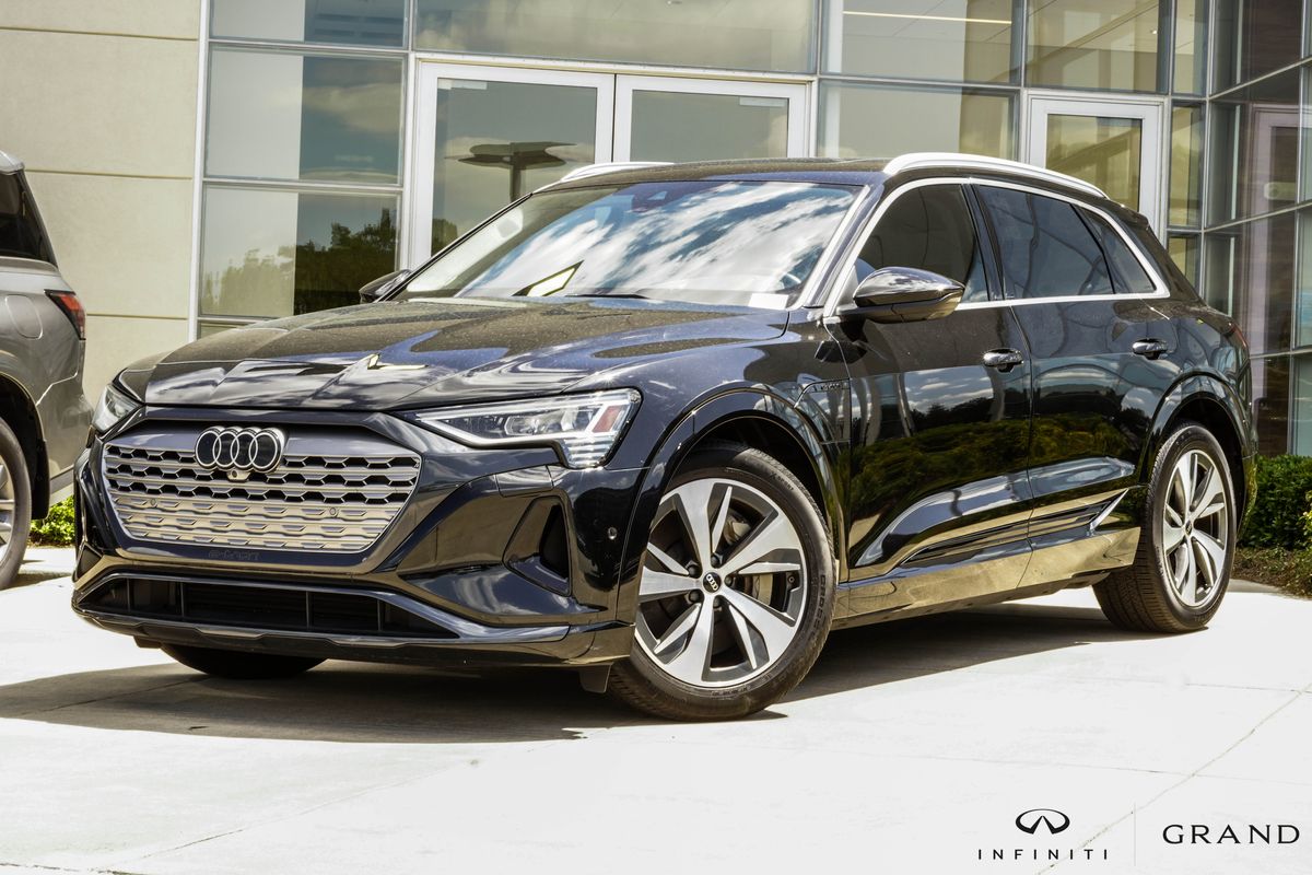 Black Metallic 2024 Audi Q8 e-tron SUV / Crossover All-Wheel Drive Automatic