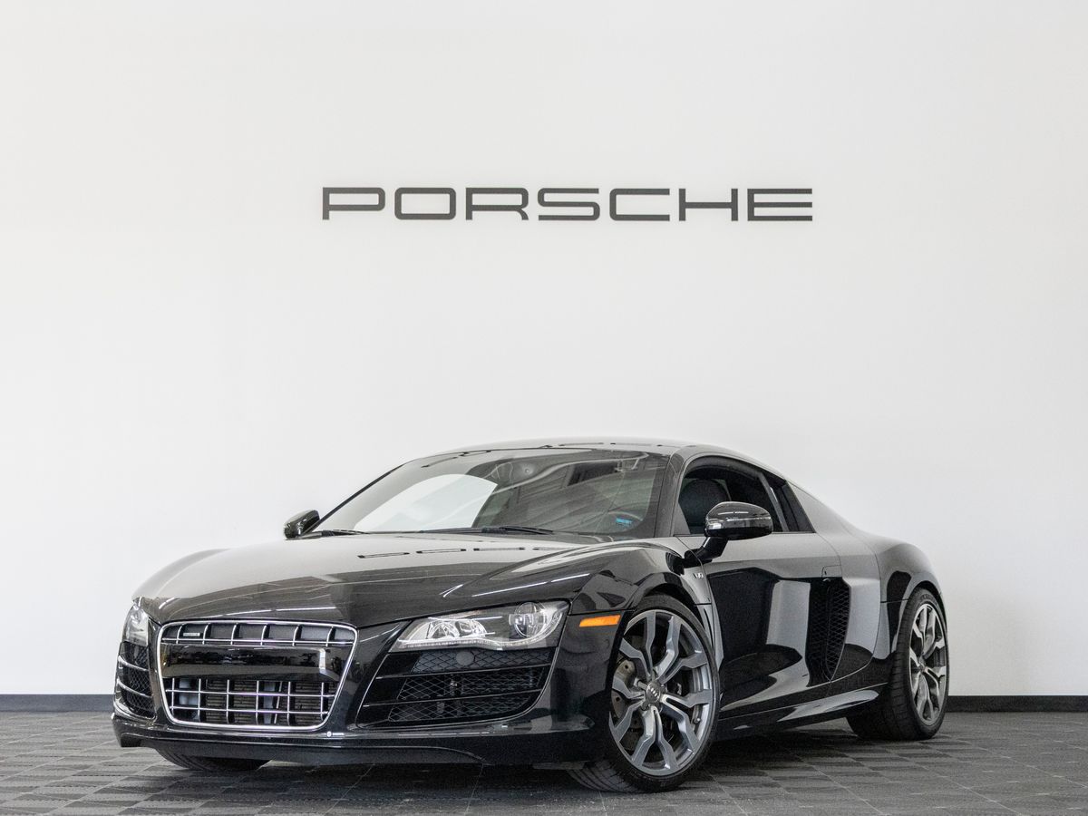 Black 2010 Audi R8 Coupe All-Wheel Drive 6-Speed Automatic