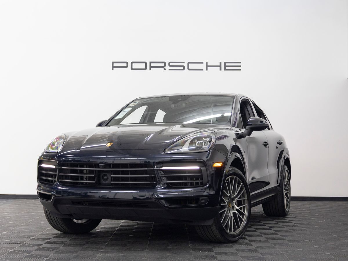 Moonlight Blue Metallic 2023 Porsche Cayenne Coupe AWD Coupe All-Wheel Drive 8-Speed Automatic