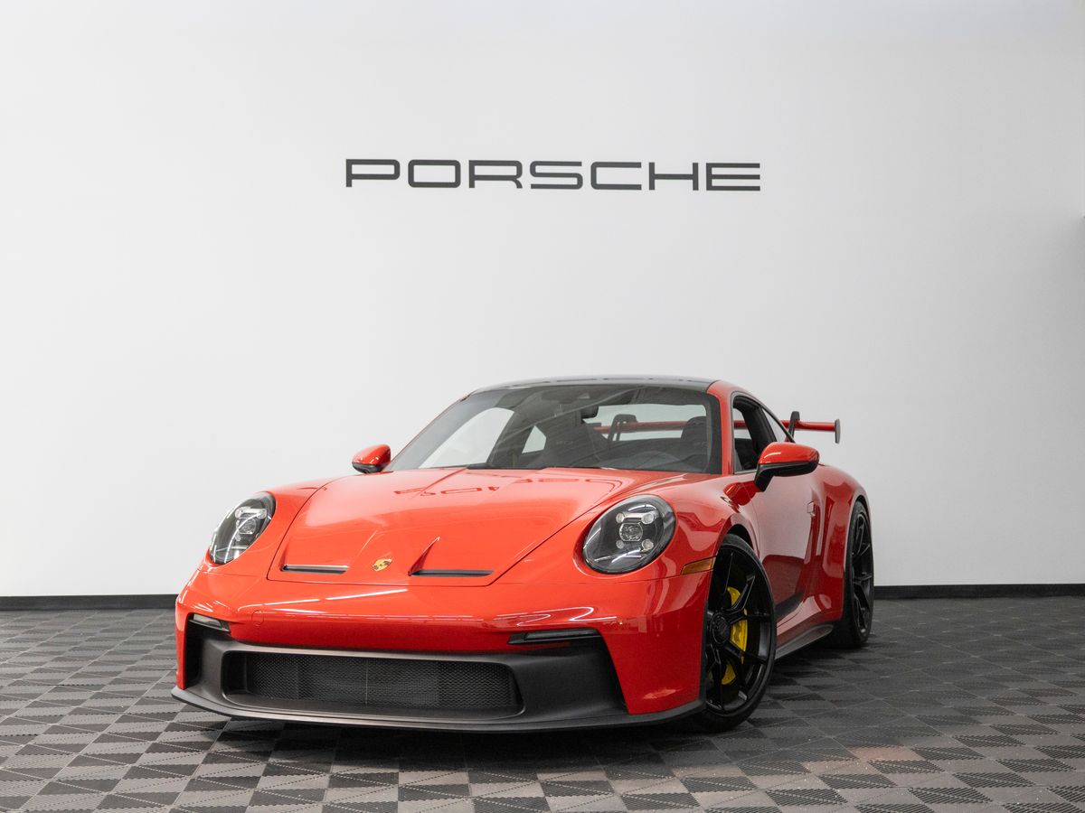 Guards Red 2023 Porsche 911 Coupe Rear-Wheel Drive 6-Speed Manual