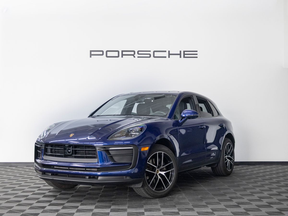 Gentian Blue Metallic 2025 Porsche Macan AWD SUV / Crossover All-Wheel Drive 7-Speed Automatic