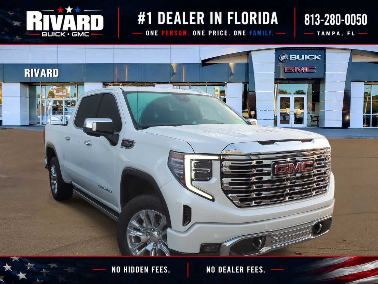 White Frost 2023 GMC Sierra 1500 Pickup Truck Four-Wheel Drive Automatic