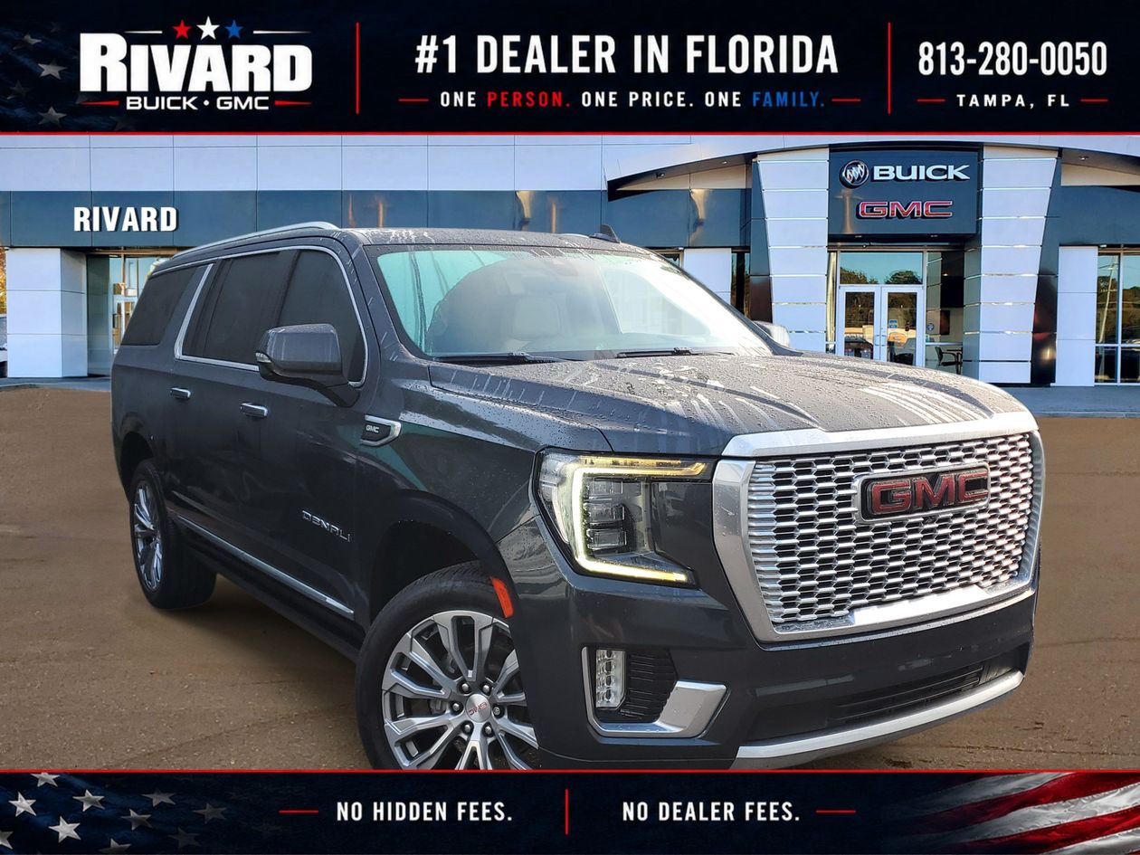 Hunter Green 2021 GMC Yukon XL SUV / Crossover Four-Wheel Drive 