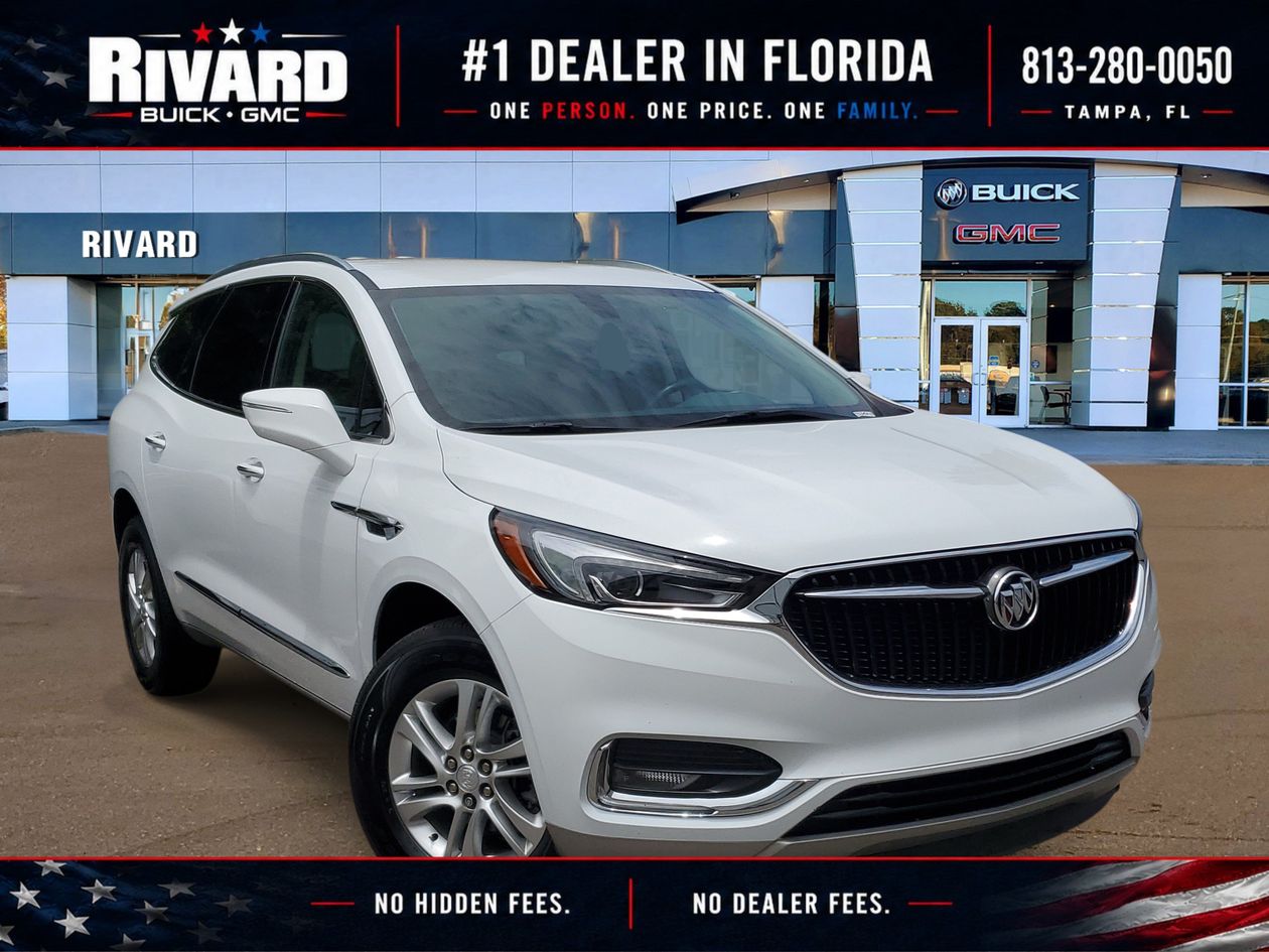 Summit White 2021 Buick Enclave SUV / Crossover Front-Wheel Drive 9-Speed Automatic