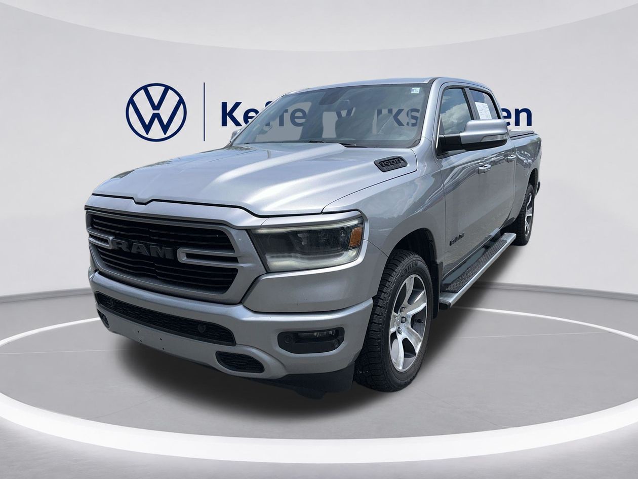 Billet Silver Metallic Clearcoat 2019 RAM 1500 Pickup Truck  8-Speed Automatic