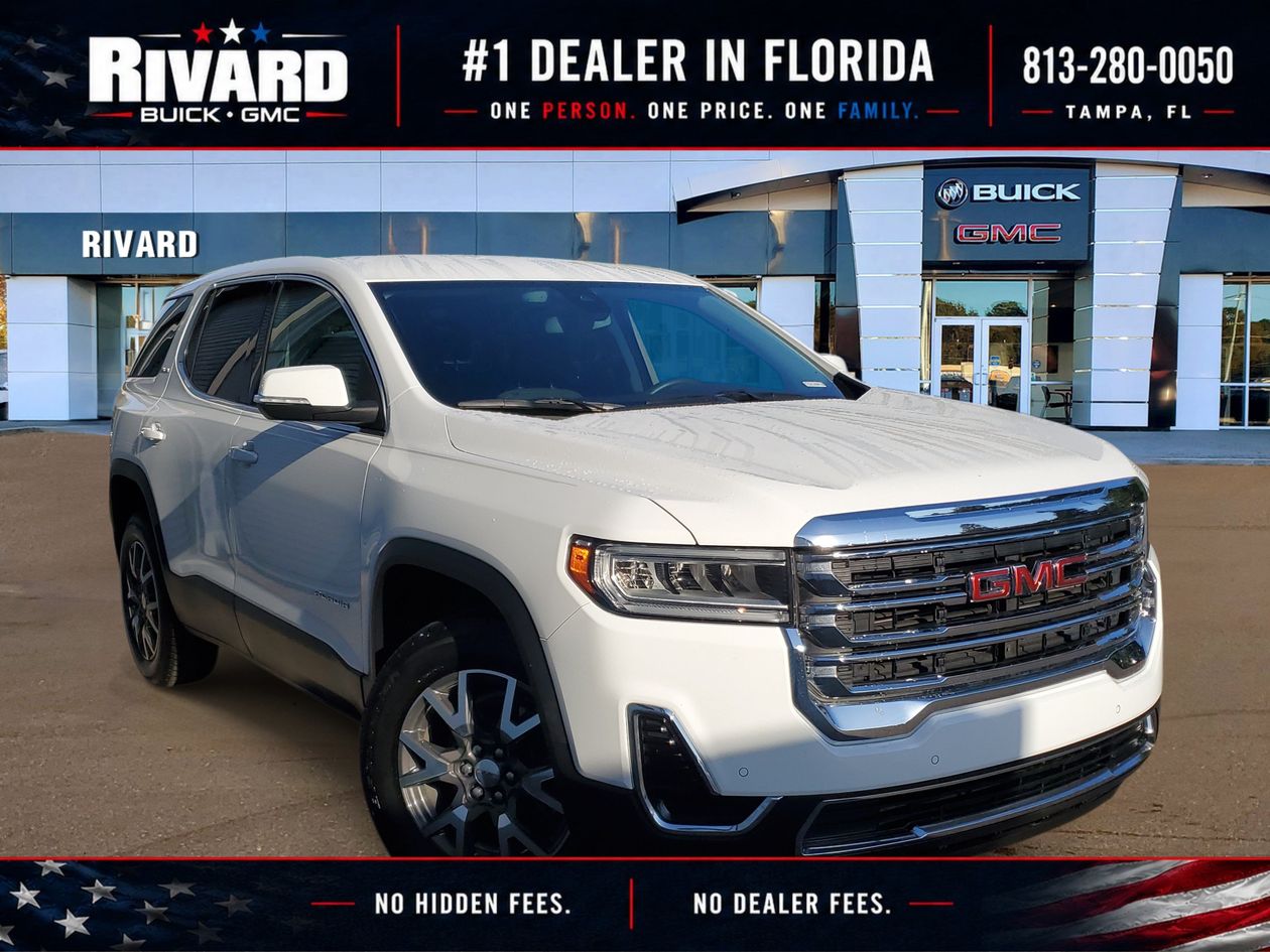 Summit White 2023 GMC Acadia SUV / Crossover Four-Wheel Drive 9-Speed Automatic
