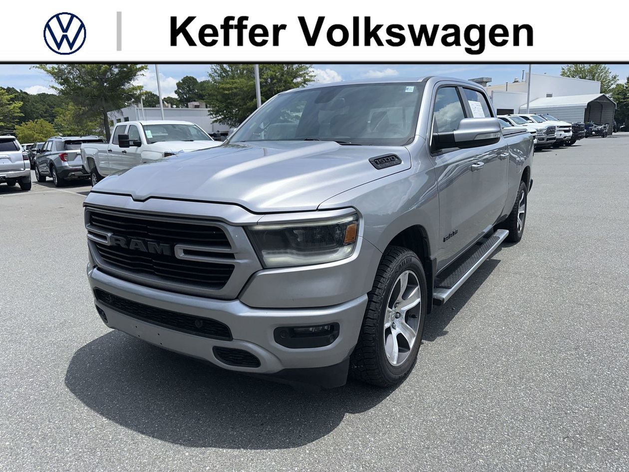 Billet Silver Metallic Clearcoat 2019 RAM 1500 Pickup Truck  8-Speed Automatic