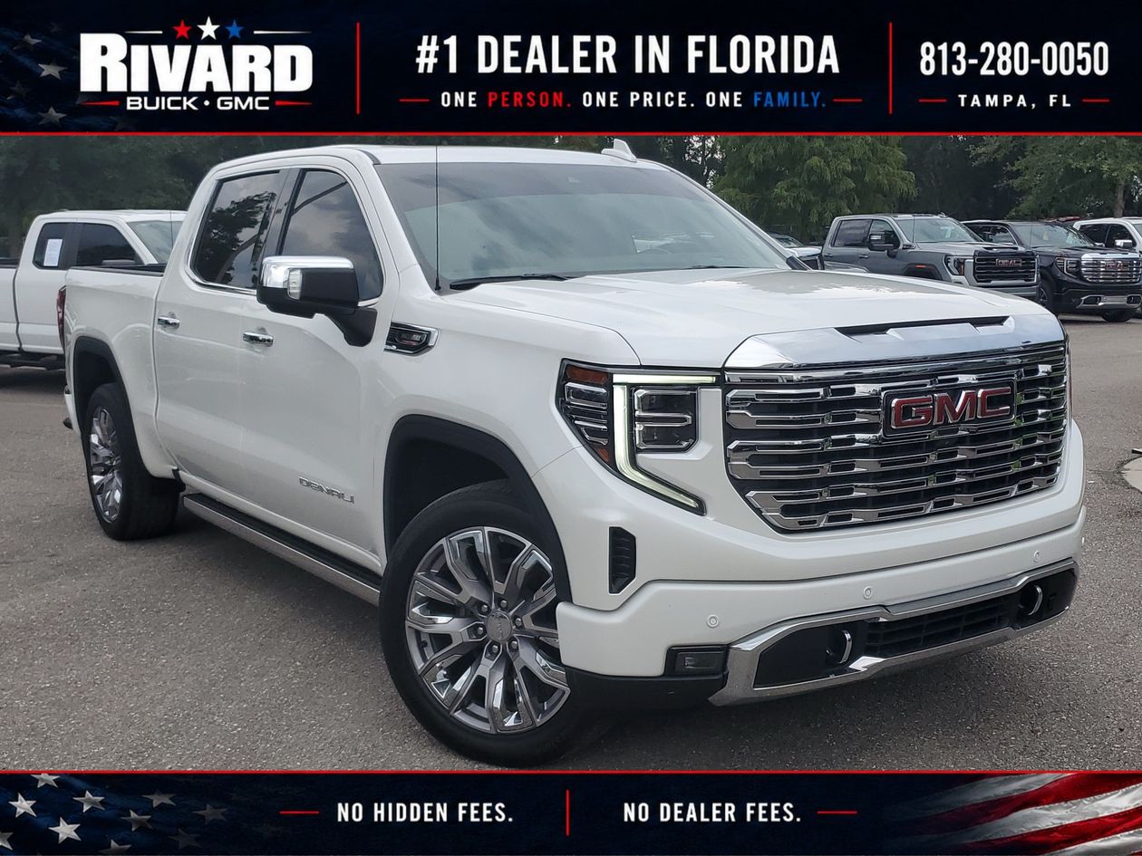 White Frost 2024 GMC Sierra 1500 Pickup Truck Four-Wheel Drive Automatic