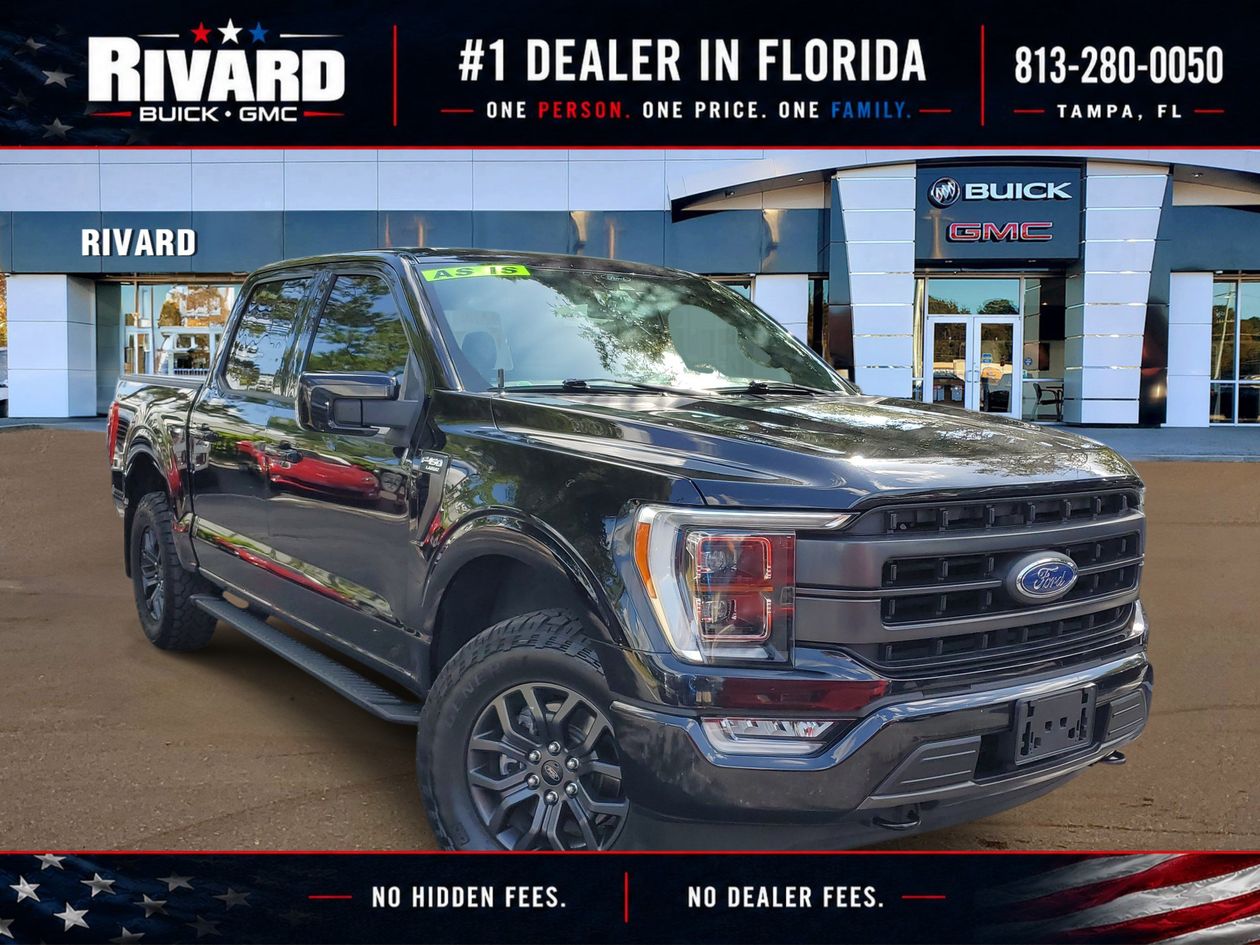 Black Metallic 2021 Ford F-150 Pickup Truck Four-Wheel Drive Automatic