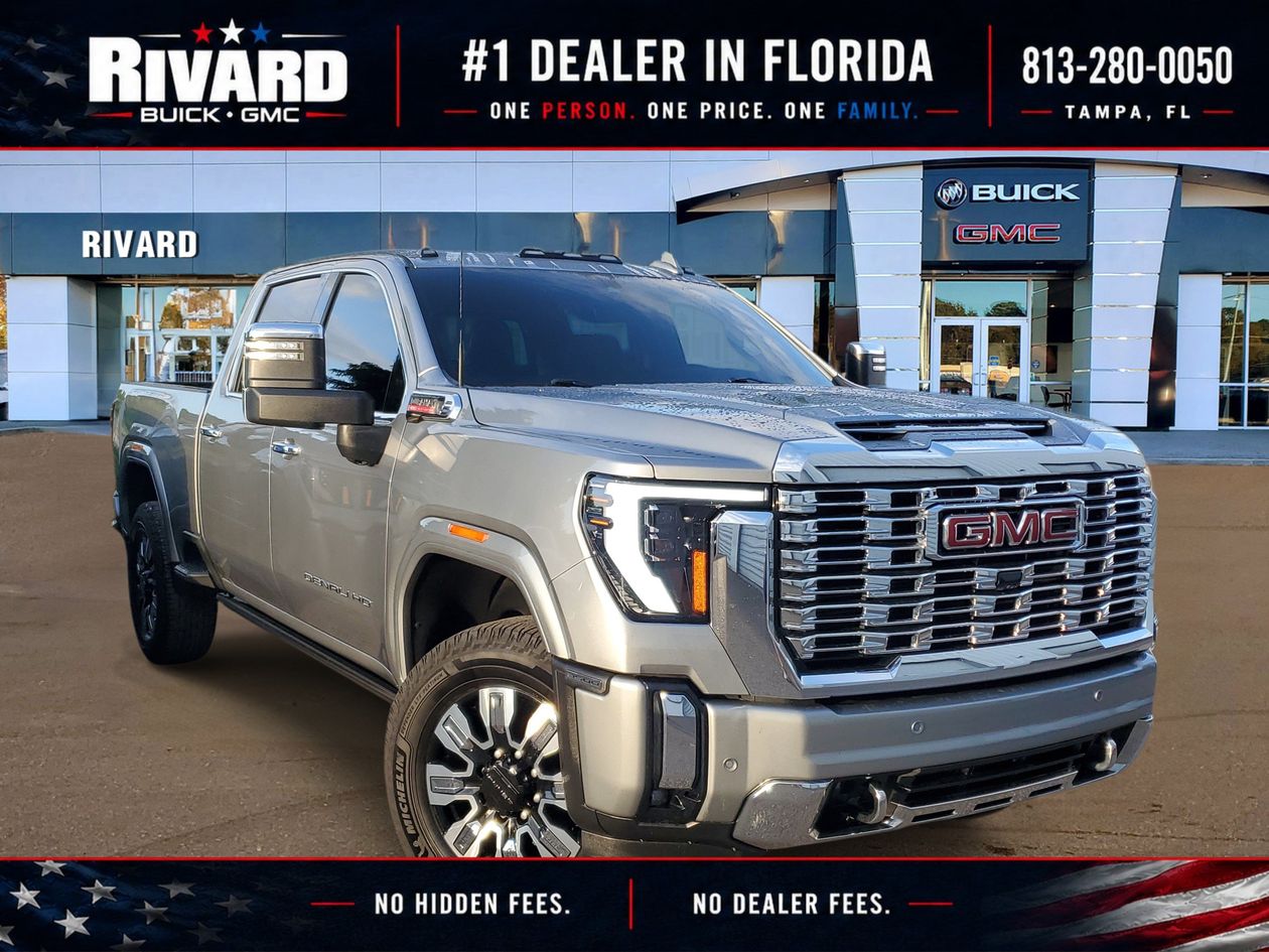 Sterling Metallic 2024 GMC Sierra 3500HD Pickup Truck Four-Wheel Drive Automatic