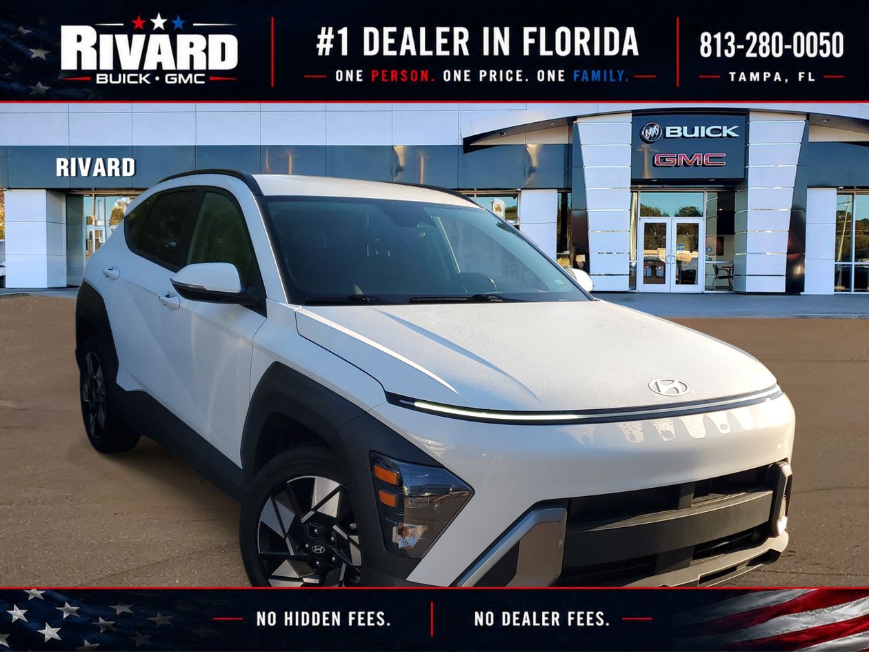 White 2024 Hyundai Kona SUV / Crossover Front-Wheel Drive Continuously Variable Transmission