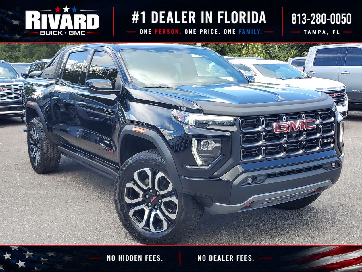 Onyx Black 2025 GMC Canyon Pickup Truck Four-Wheel Drive 8-Speed Automatic