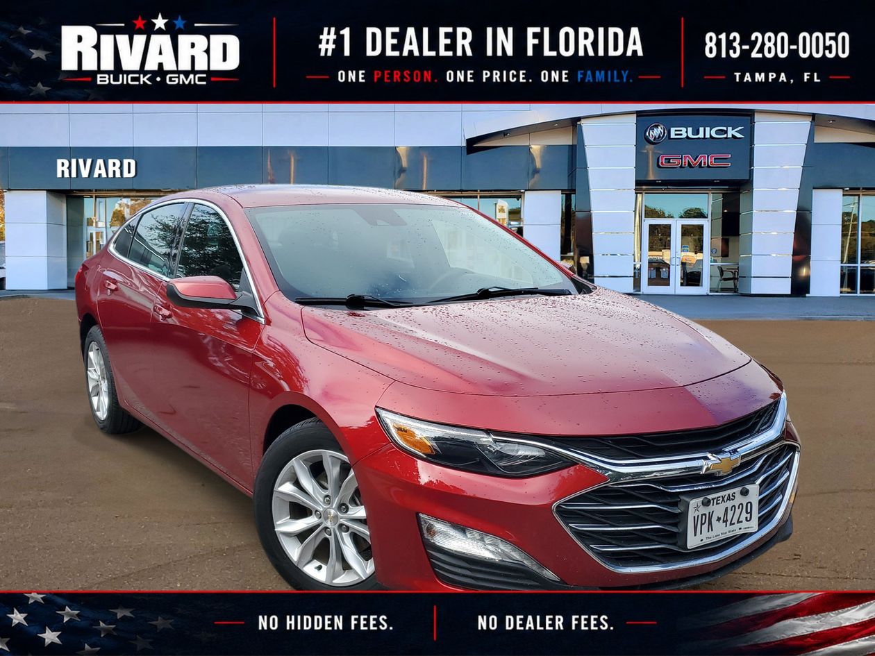 Radiant Red 2025 Chevrolet Malibu Sedan Front-Wheel Drive Continuously Variable Transmission