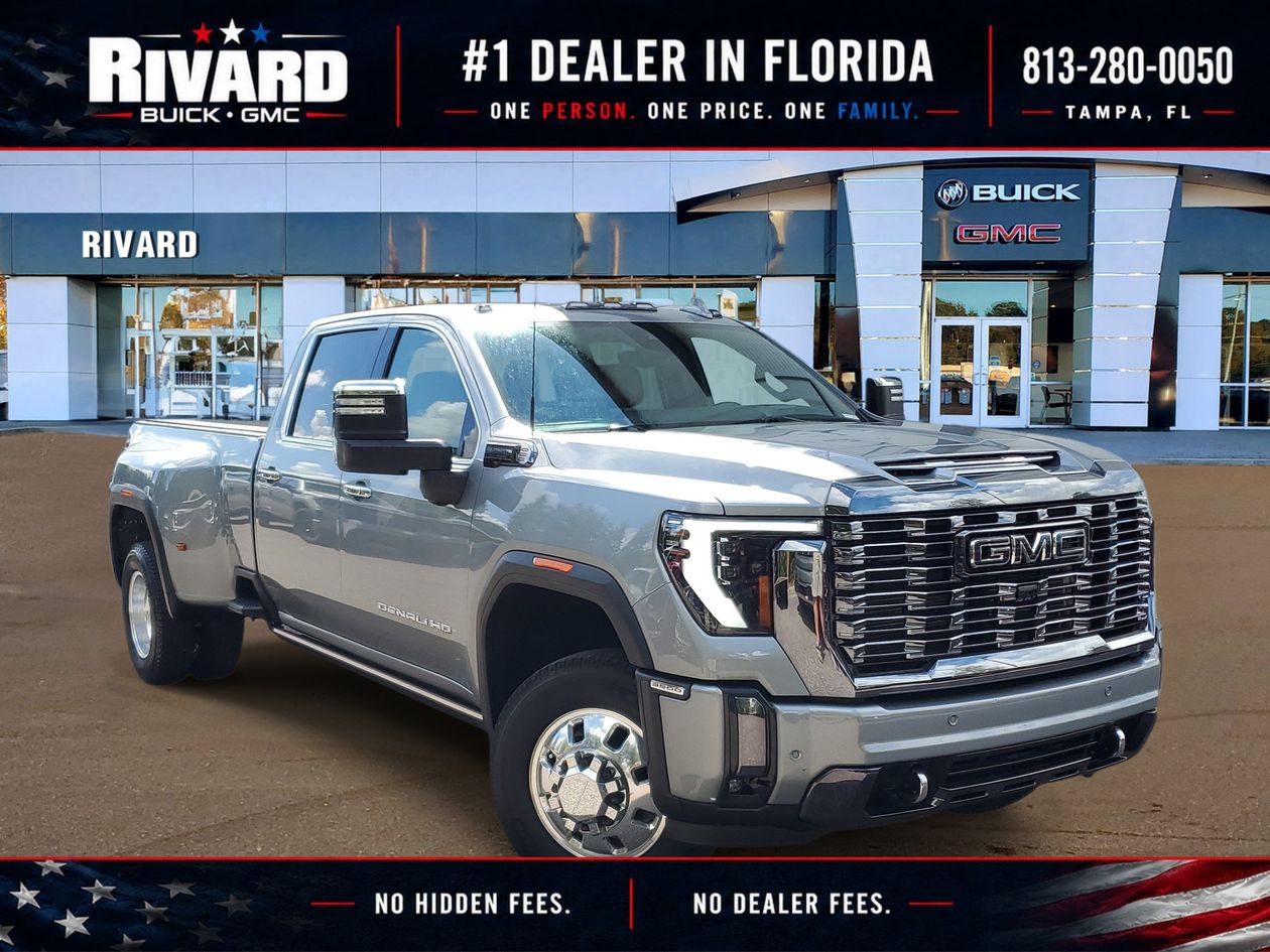 Sterling Metallic 2024 GMC Sierra 3500HD Pickup Truck Four-Wheel Drive Automatic