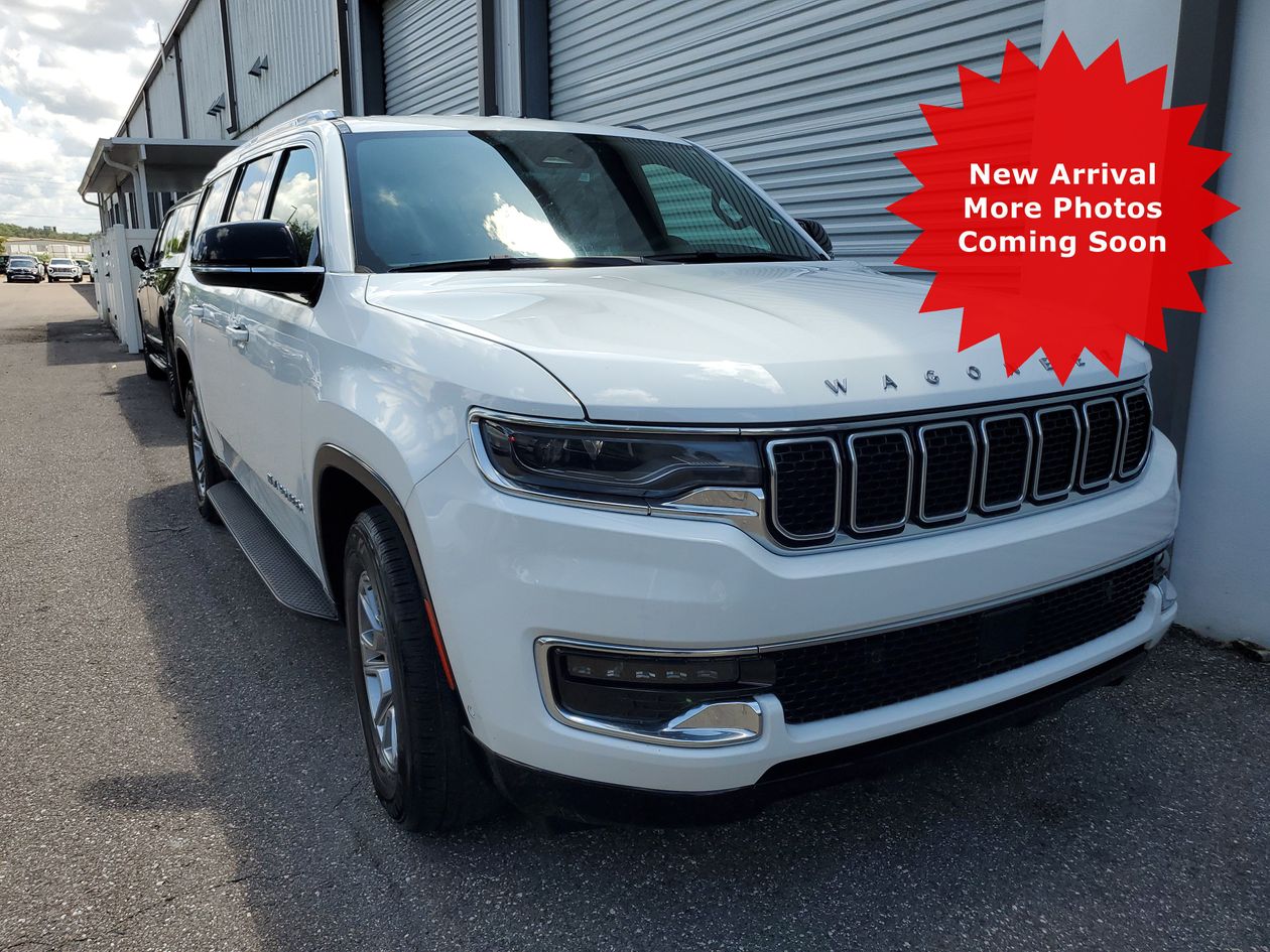 Bright White Clearcoat 2024 Jeep Wagoneer L SUV / Crossover Four-Wheel Drive 8-Speed Automatic