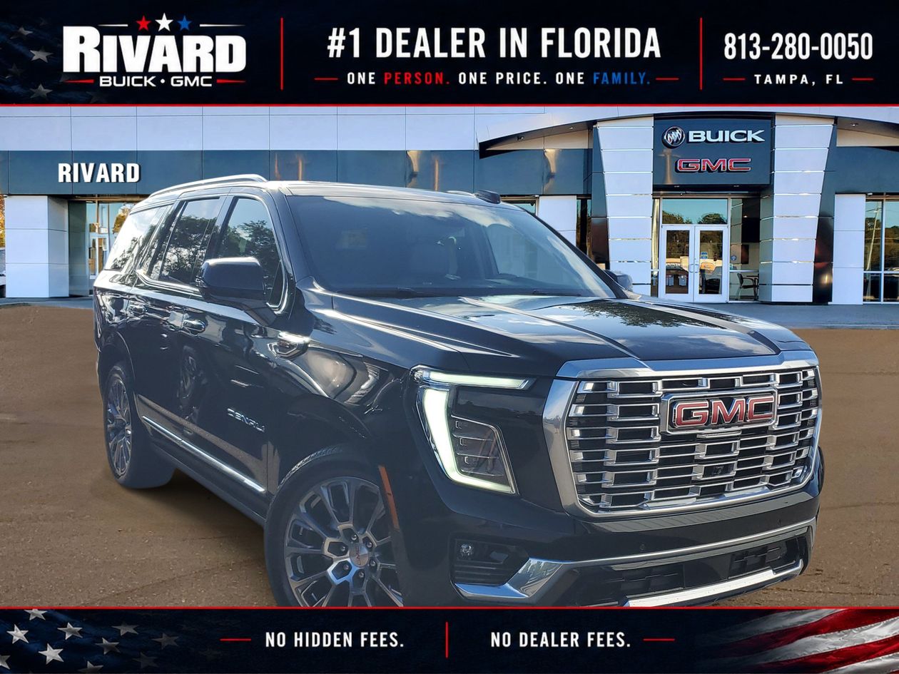 Onyx Black 2025 GMC Yukon SUV / Crossover Four-Wheel Drive 