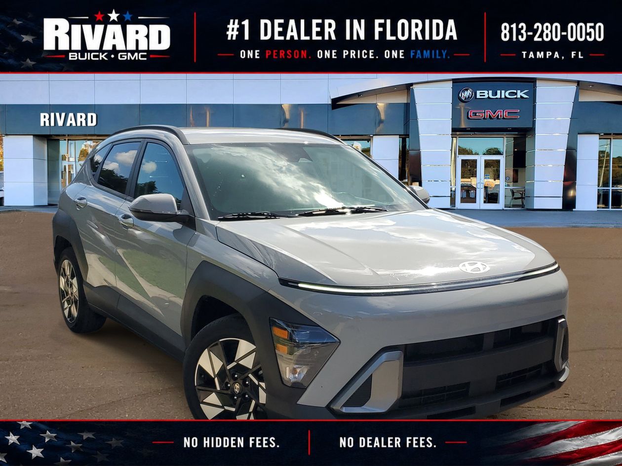 Cyber Gray Metallic 2024 Hyundai Kona SUV / Crossover Front-Wheel Drive Continuously Variable Transmission
